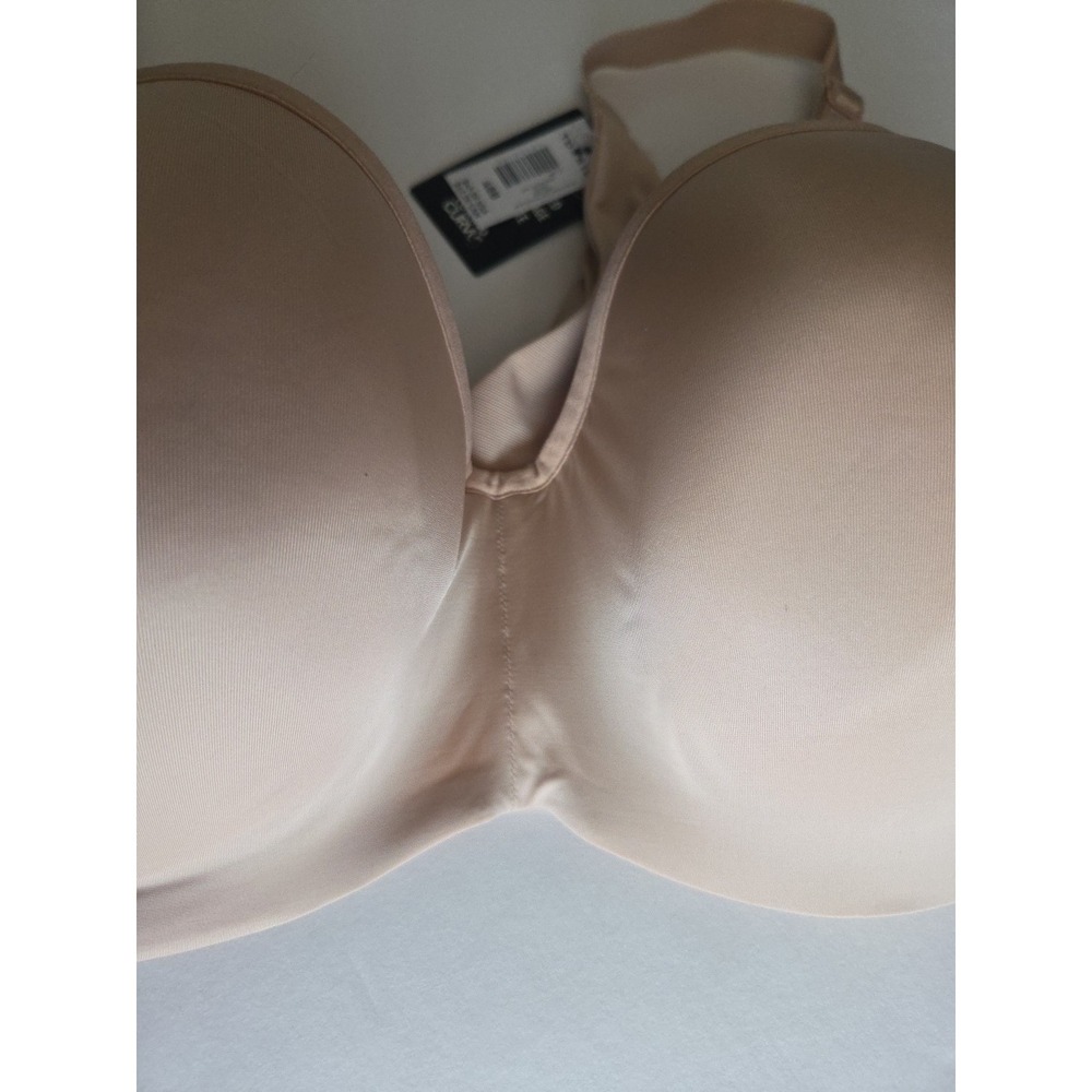 Torrid Bra Full Coverage Balconette Nude Lightly Lined 360 Back Smoothing 48B - Picture 2 of 8